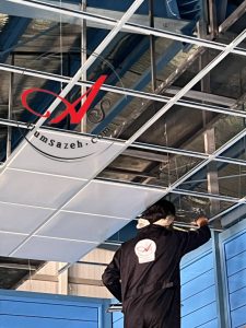 زیرسازی سقف مشبک